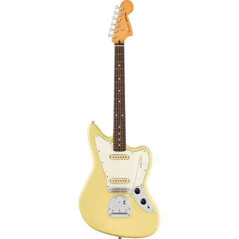 Fender Player II Jaguar RW Hialeah Yellow front view