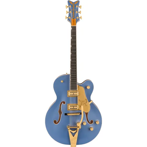 Gretsch Falcon Professional Bigsby Cerulean Smoke front view