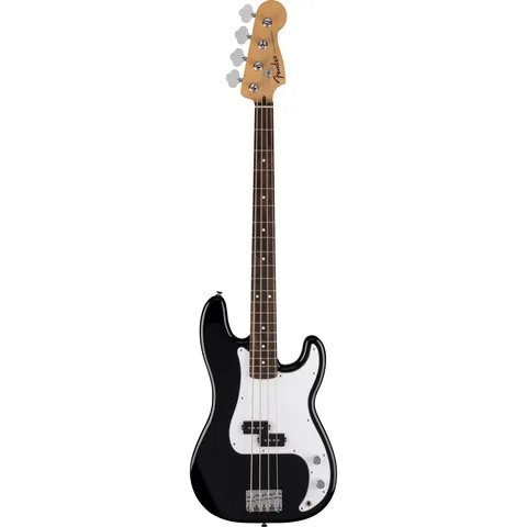Fender Standard Precision Bass IL Black front view