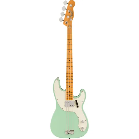 Fender Vintera II 70s Telecaster Bass MN Surf Green front view
