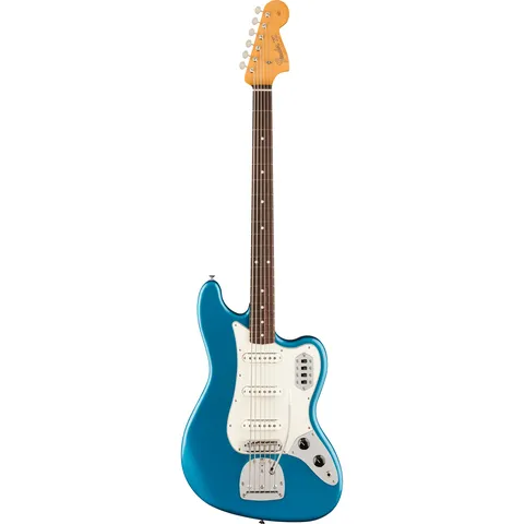 Fender Vintera II 60s Bass VI RW Lake Placid Blue front view
