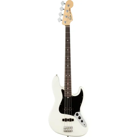Fender American Performer Jazz Bass RW Arctic White front view