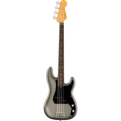 Fender American Professional II Precision Bass RW Mercury front view