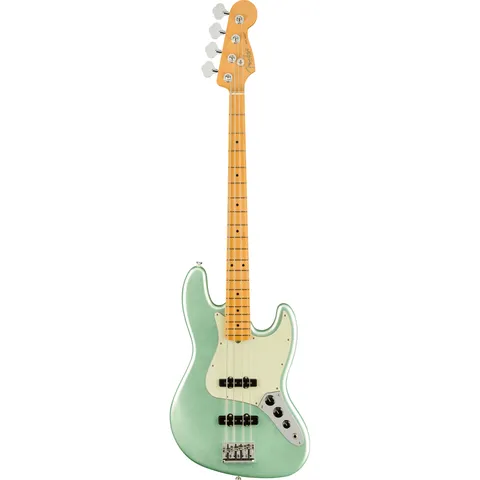 Fender American Professional II Jazz Bass MN Mystic Surf Green front view
