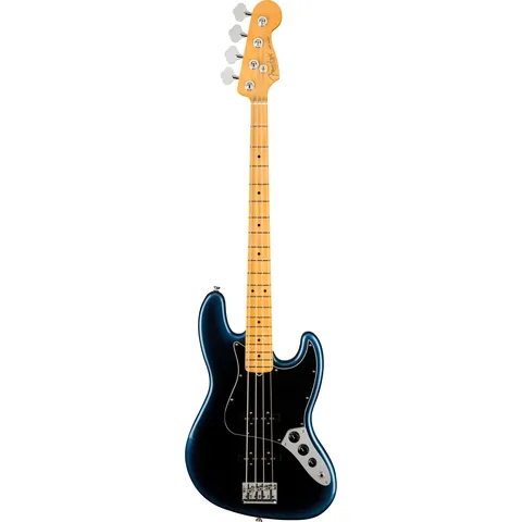 Fender American Professional II Jazz Bass MN Dark Night front view
