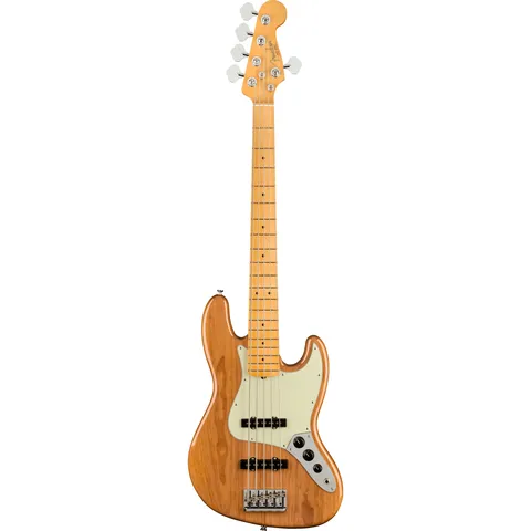Fender American Professional II Jazz Bass V MN Natural front view