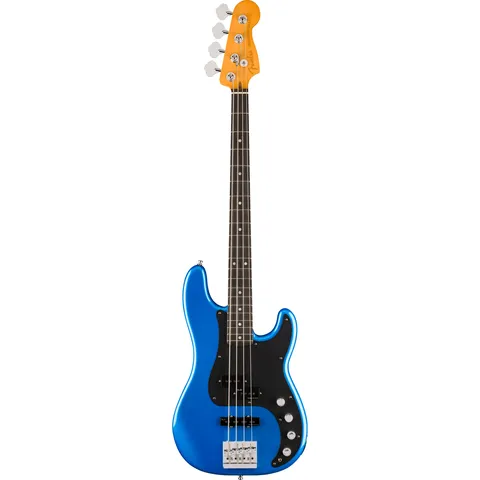 Fender American Ultra II Precision Bass EB Noble Blue front view