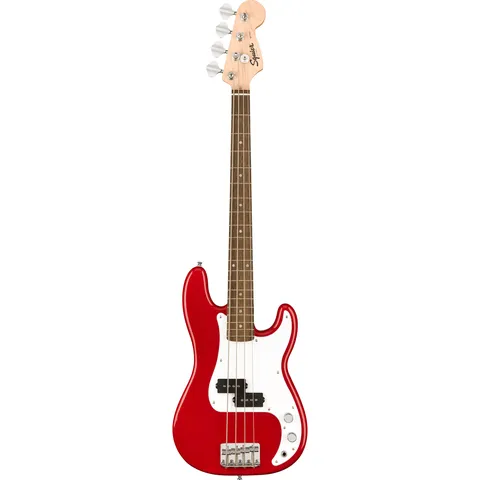 Squier Mini Precision Bass IL Dakota Red front view