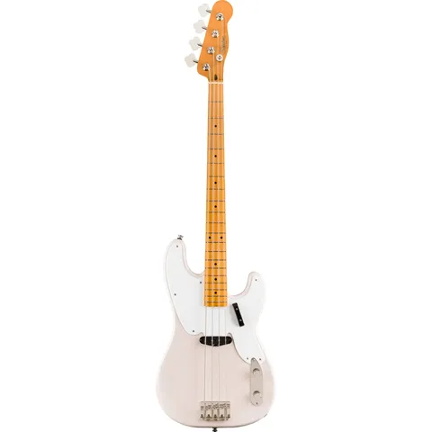 Squier Classic Vibe 50s Precision Bass MN White Blonde front view