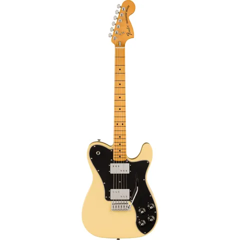Fender Vintera II 70s Telecaster Deluxe Tremolo MN Vintage White front view