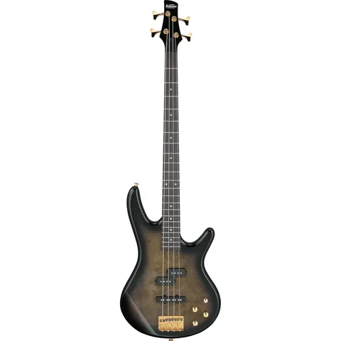 Ibanez GSR200PC Gio Transparent Pale Black Burst front view