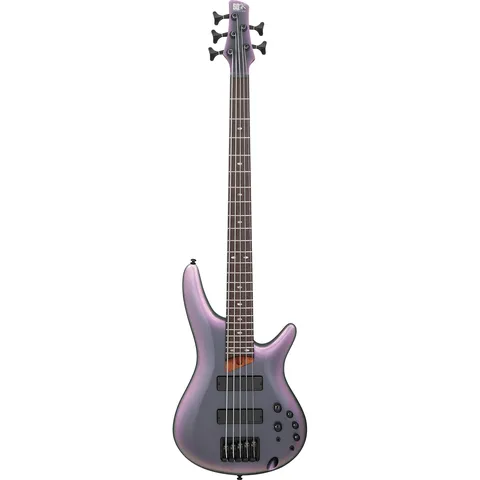 Ibanez SR505E Standard Black Aurora Burst front view