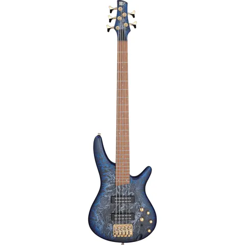 Ibanez SR305EDX Standard Cosmic Blue Frozen Matte front view
