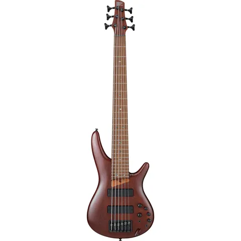 Ibanez SR506E Standard Brown Mahogany front view