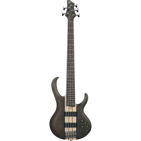 Ibanez BTB605 Standard Transparent Gray Flat front view