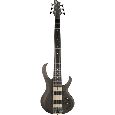 Ibanez BTB606 Standard Transparent Gray Flat front view