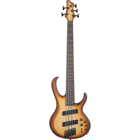 Ibanez BTB705LM Workshop Natural Browned Burst Flat front view