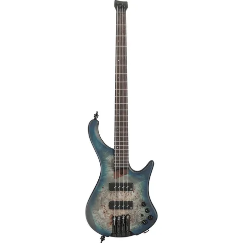 Ibanez EHB1500 Workshop Cosmic Blue Starburst Flat front view
