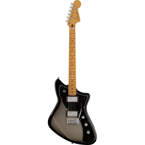 Fender Player Plus Meteora MN Silverburst front view